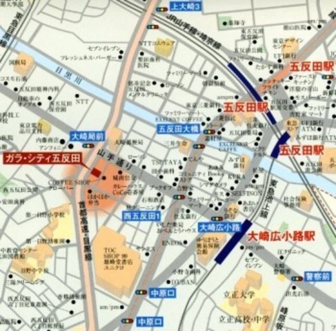 ガラ・シティ五反田11階 ◆ＭＡＰ◆