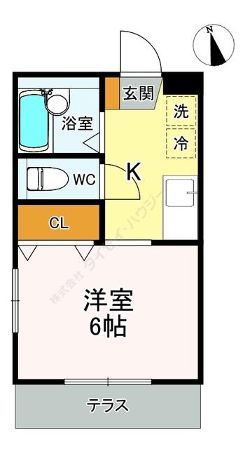 エスポワール井上0103号室 間取