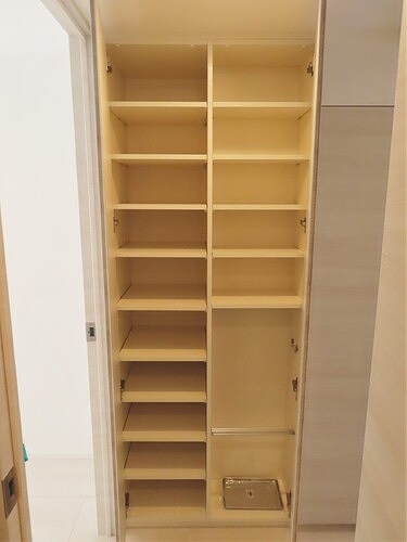 プレセダン石神井公園8階 シューズボックス　※同タイプ別部屋2024年11月撮影