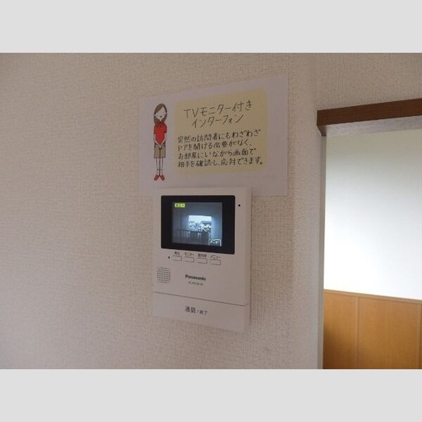 ハイツベルヴュー モニター付きインターホン