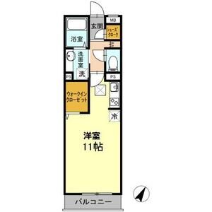 グランドウエスト横浜102号室 間取