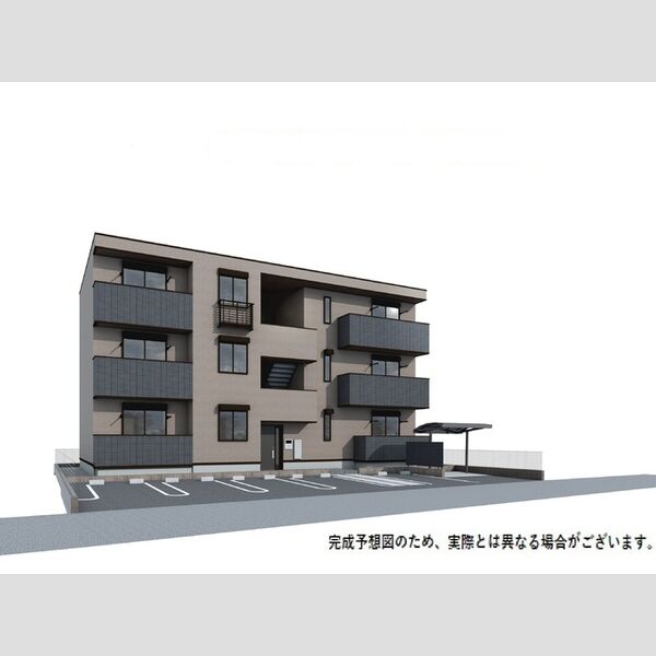 フェリスタ302号室 ※完成予想図につき、実物とは多少異なる場合があります。