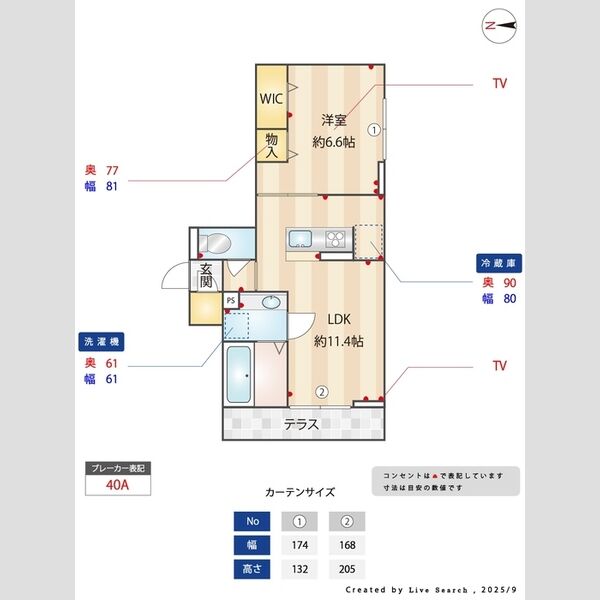 Dアヴァンス千間台東　B棟302号室 部屋その他