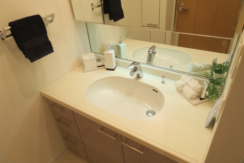 河田町ガーデン クラブフロア36階 洗面