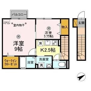 スマートFⅡ206号室 間取