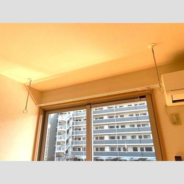 グランメールM208号室 室内物干し