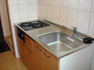 グランモンターニャ103号室 キッチン