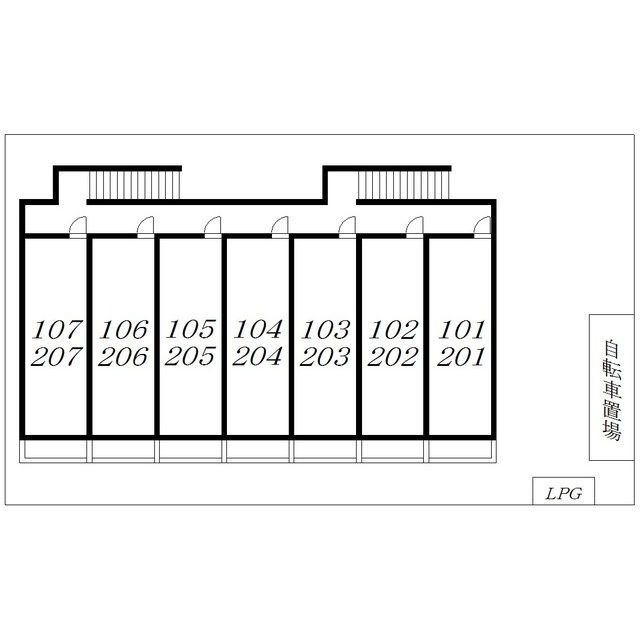 アムール 日進106号室 外観