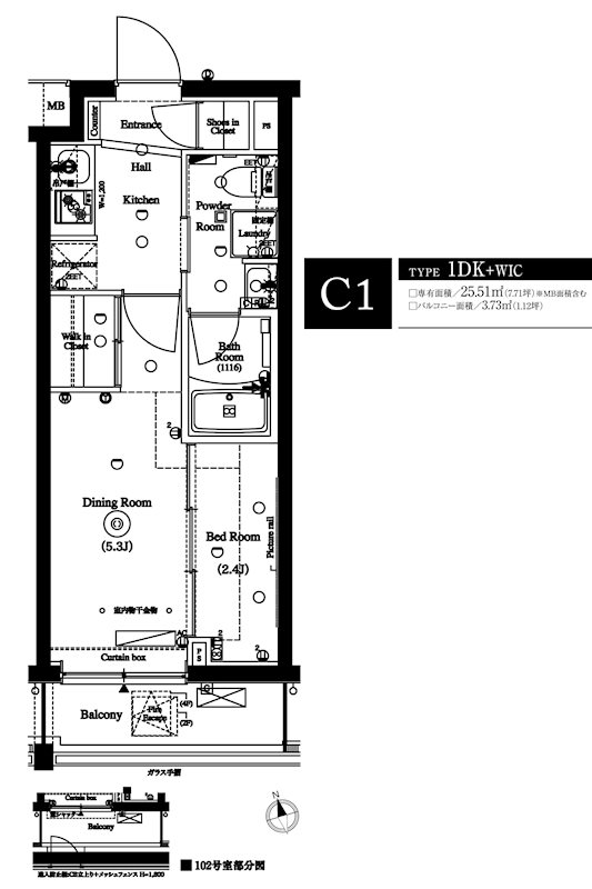 ＡＲＫＭＡＲＫ大森町2階 間取