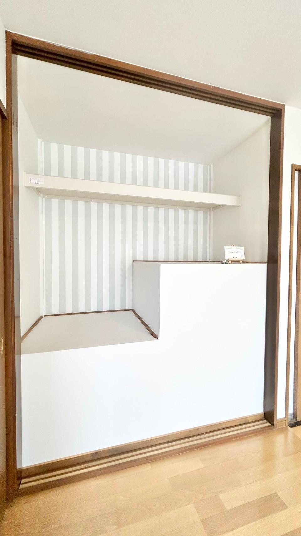 ひなたとそよ風のラ・フローラ ２階の収納スペースはたっぷりあります。部屋が広く使えます。