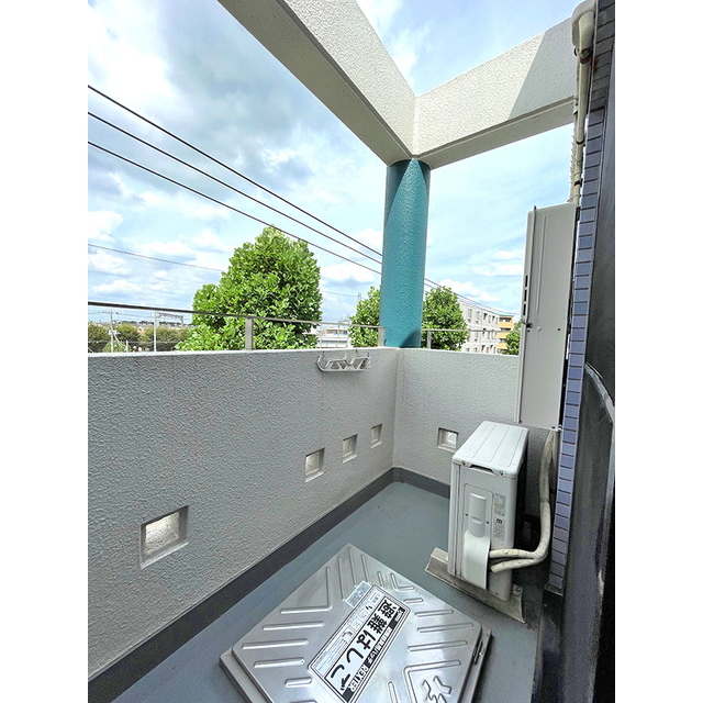 エクレール砧404号室 バルコニー