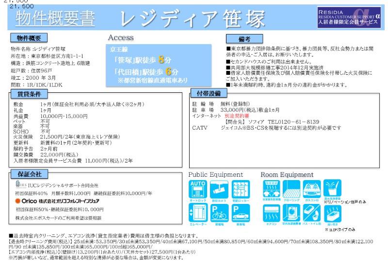 レジディア笹塚1階 部屋その他