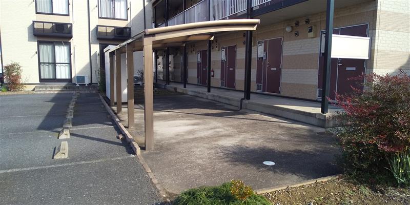 レオパレス水の郷202号室 駐輪場完備