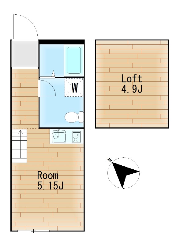 ＷＩＴＨＰＬＡＣＥ大岡1階 間取