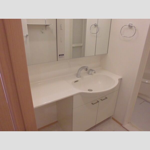 リルシア206号室 洗面化粧台