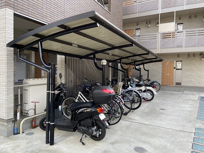 クレイノウィステリア208号室 駐輪場