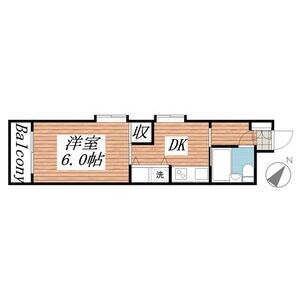 ジュネパレス柏第290604号室 間取