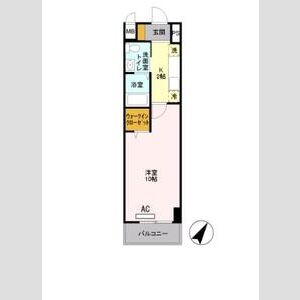 SOLARE横浜207号室 間取