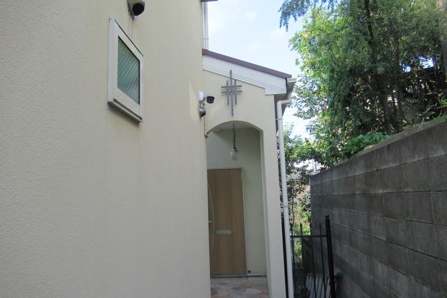 ル・ボヌール0102号室 アルソックの防犯カメラ設置済み