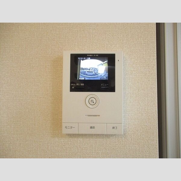 エバーハウス201号室 モニター付きインターホン