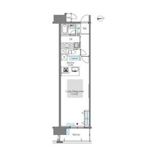 ロイヤルパークス西新井0327号室 間取