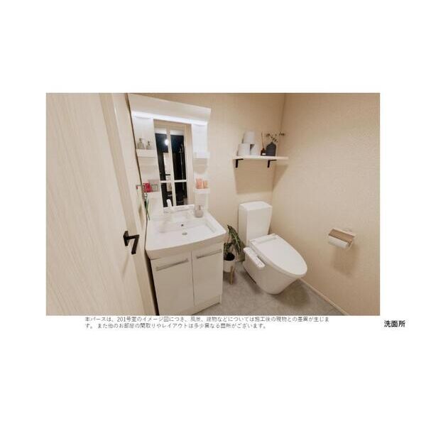 ルナモンド柏の葉301号室 洗面