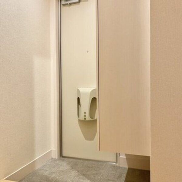 ヴィルヌーヴ　B棟 鏡付きの靴箱