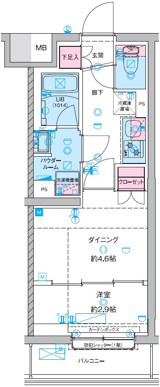 GENOVIA竹ノ塚0309号室 外観
