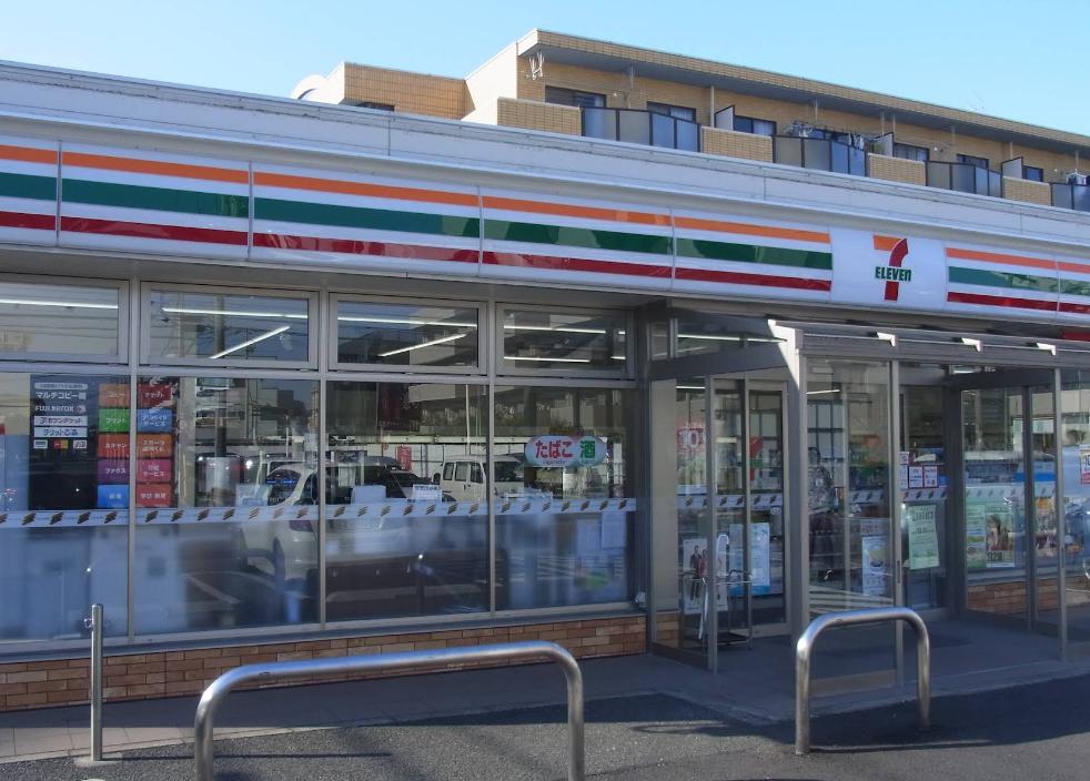 シャトー原木中山戸建て 【コンビニエンスストア】セブンイレブン 原木中山店まで249ｍ