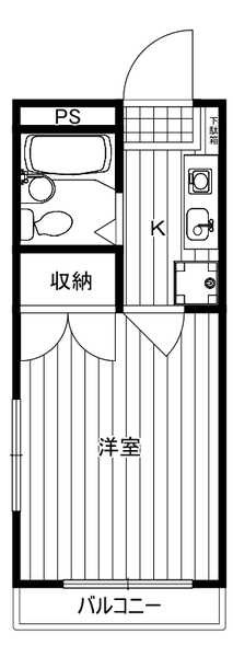 アーバンプライム海老名306号室 間取