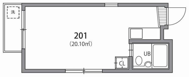 はるCORP2階 間取り図