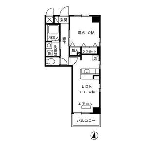 ベース・ブリッジ601号室 間取