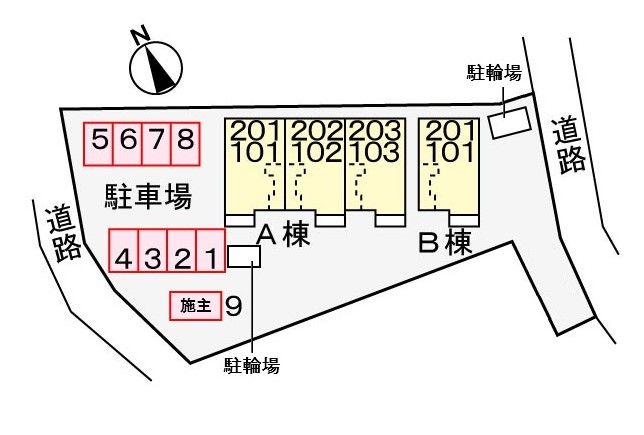 ピュアサンフラワーＢ 駐車場