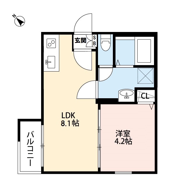 グローベルメゾン十日市場3階 間取