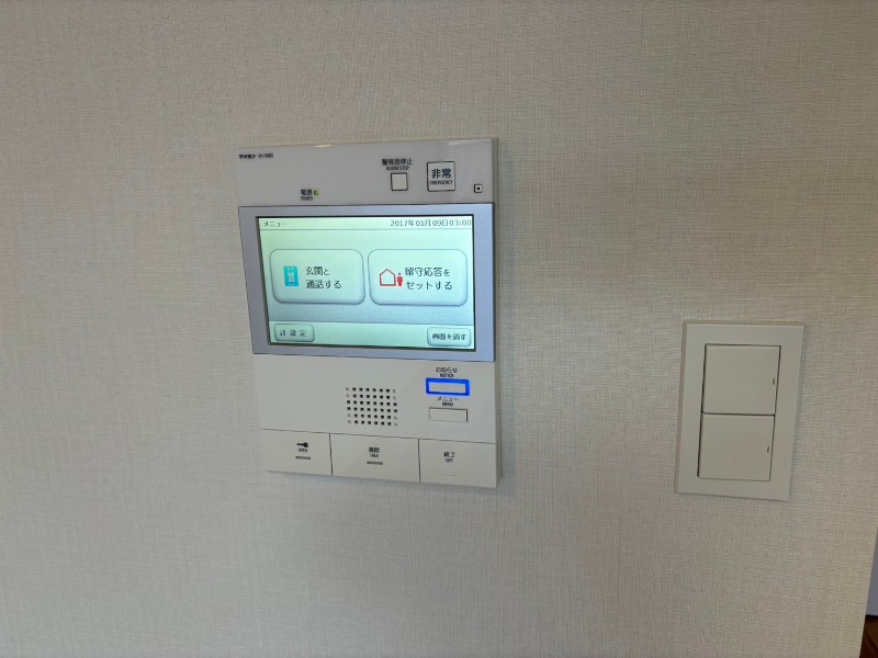 CREALpremier大島3階 モニター付きインターホン