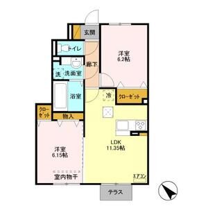 サンライトハイツ101号室 間取