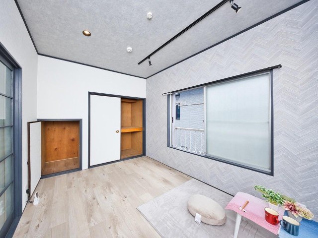 桜ハウス 収納もあるので、お友達が来ても安心です