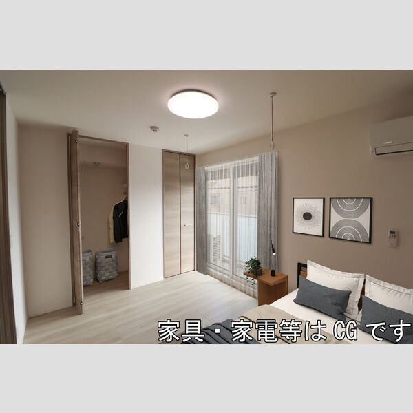 レーヴェ前原町202号室 洋室(バーチャルステージング)