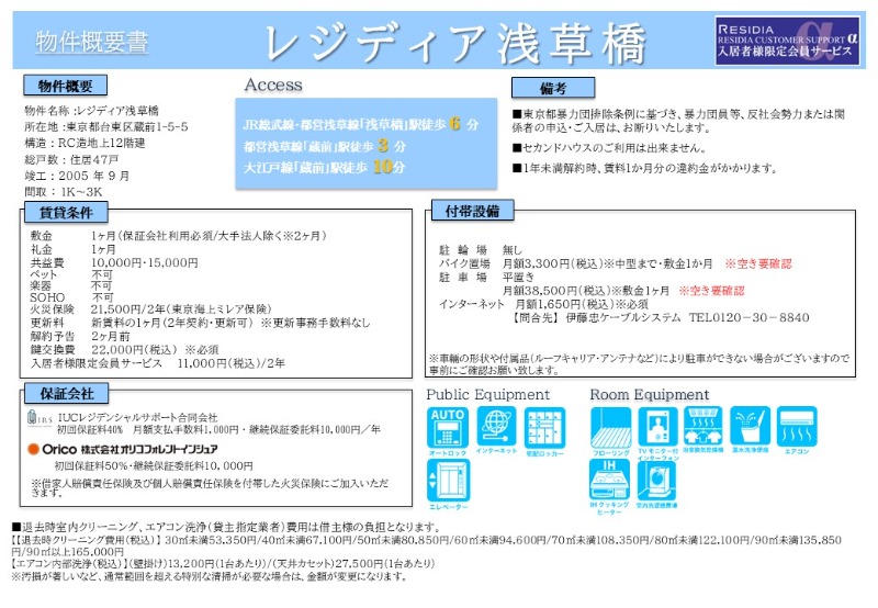 レジディア浅草橋2階 部屋その他