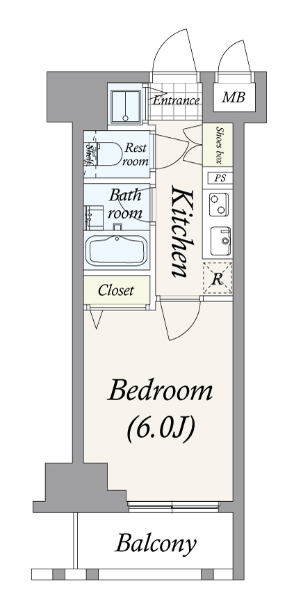 パレステュディオ六本木ＥＡＳＴⅡ2階 ☆直接の管理会社クレアスレント/港区の分譲賃貸で快適生活☆ 