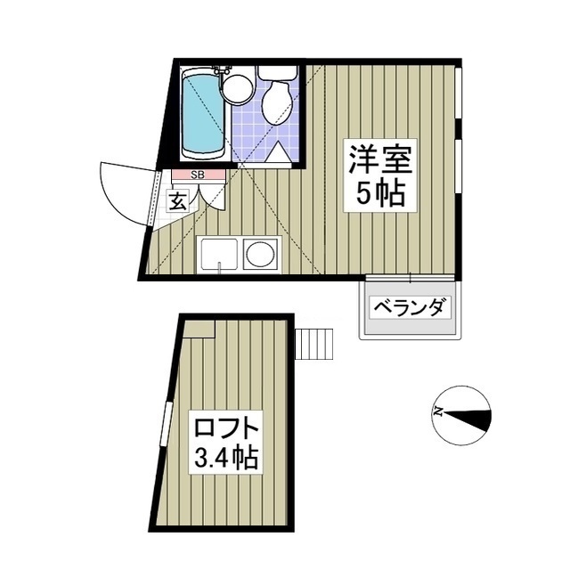 セーラU大泉学園201号室 間取