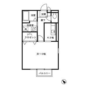 アメジストセージ206号室 間取