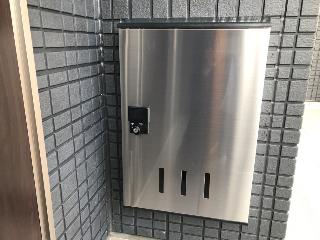 所沢市小手指町アパート新築工事102号室 宅配ボックス（イメージ）