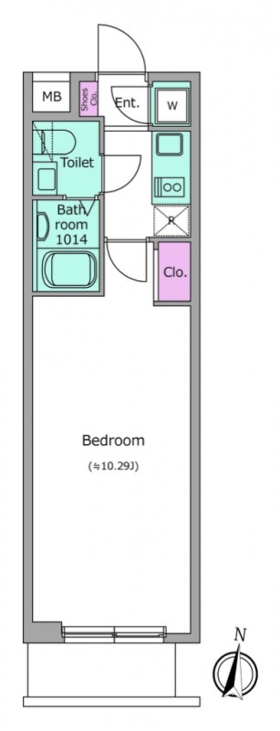 ビバリーホームズ石神井台4階 間取