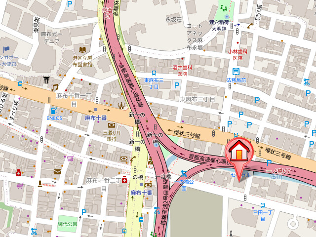 レジディアタワー麻布十番13階 null