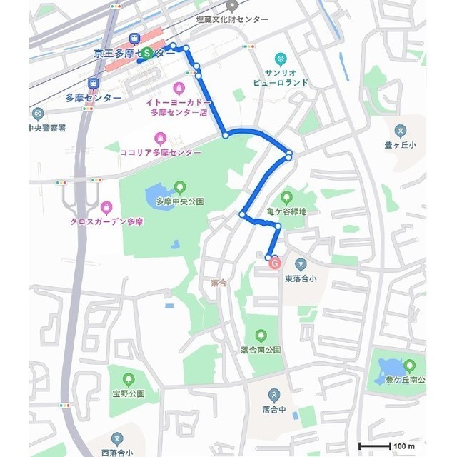 多摩ニュータウン落合団地 外観