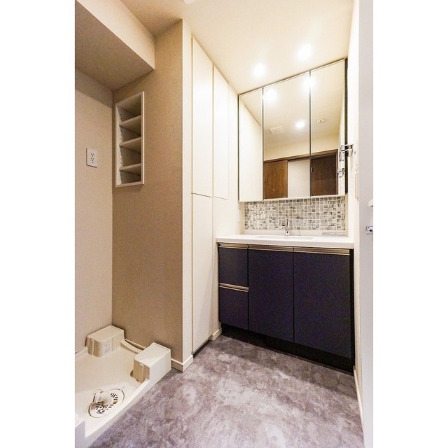 クレストコート白金高輪0404号室 洗濯機用防水パン有