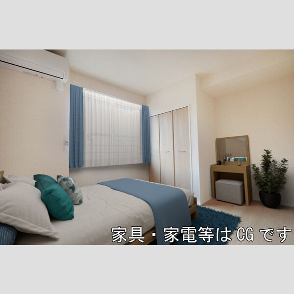ビエント新横浜305号室 洋室(家具・家電等はCGです)