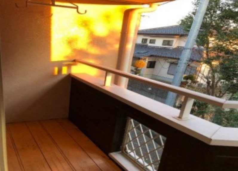 KE6番館1階 バルコニー
