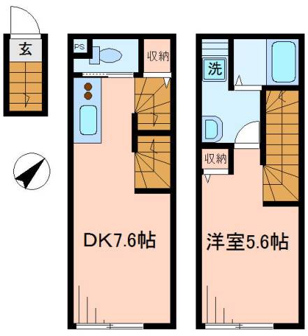 アクロコート大森山王2階 間取